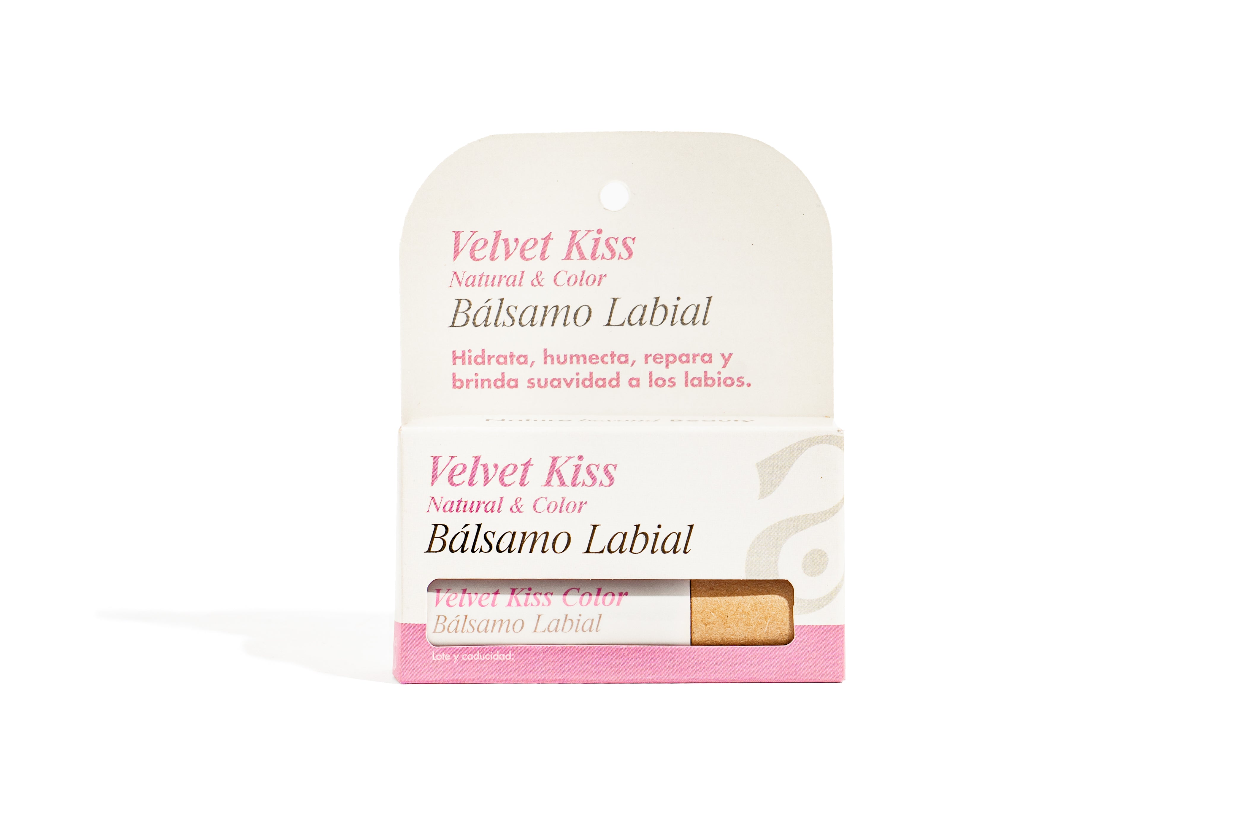 Velvet Kiss Duo Pack de Bálsamos Labiales (natural y con color)