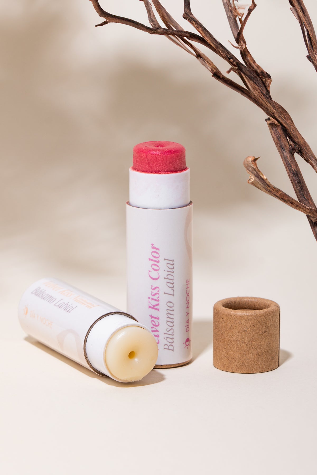 Velvet Kiss Duo Pack de Bálsamos Labiales (natural y con color) – Avoroots
