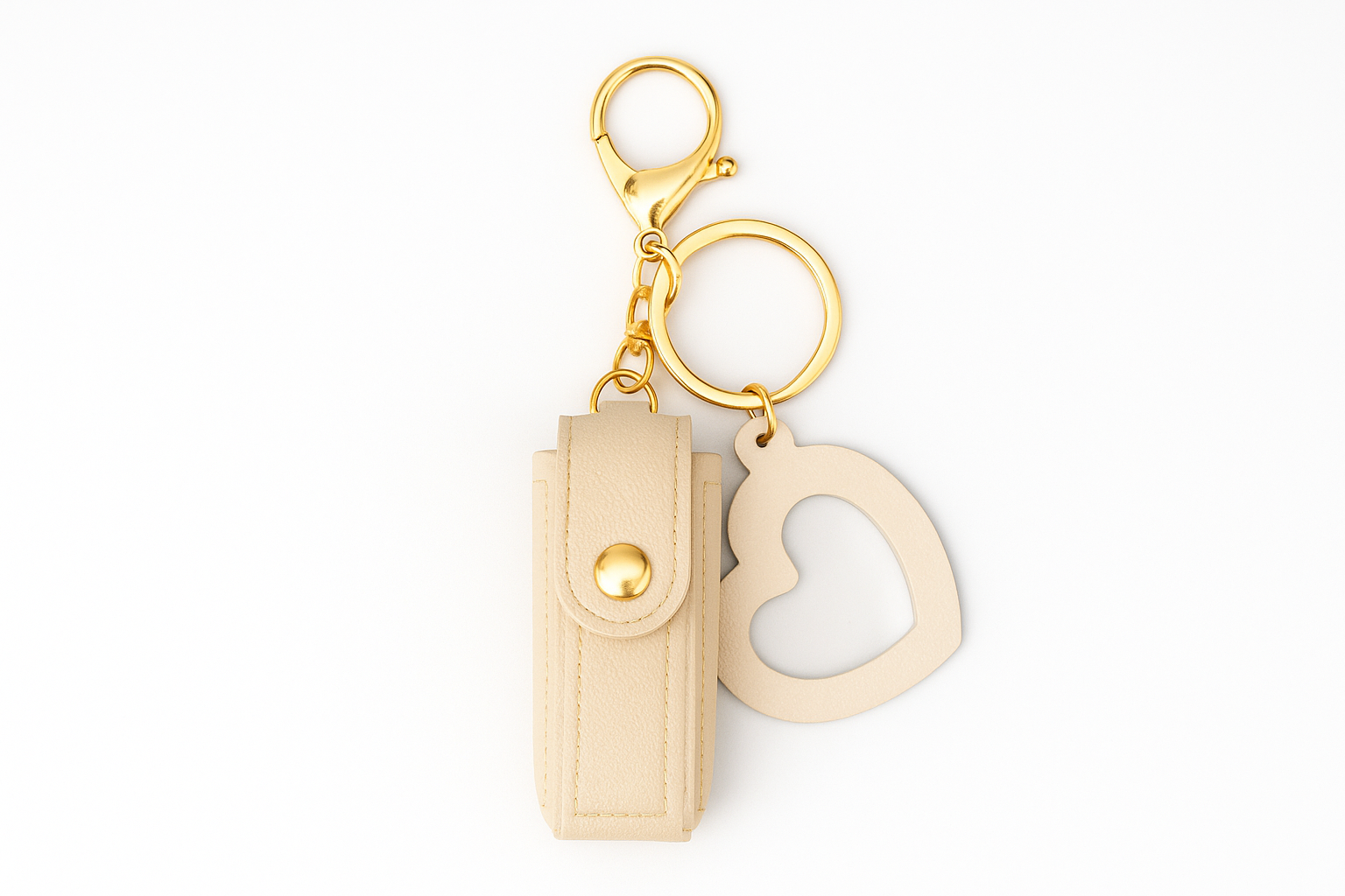 Bálsamo Labial con Color + Porta Lipstick — Llavero / Colgante para bolsa