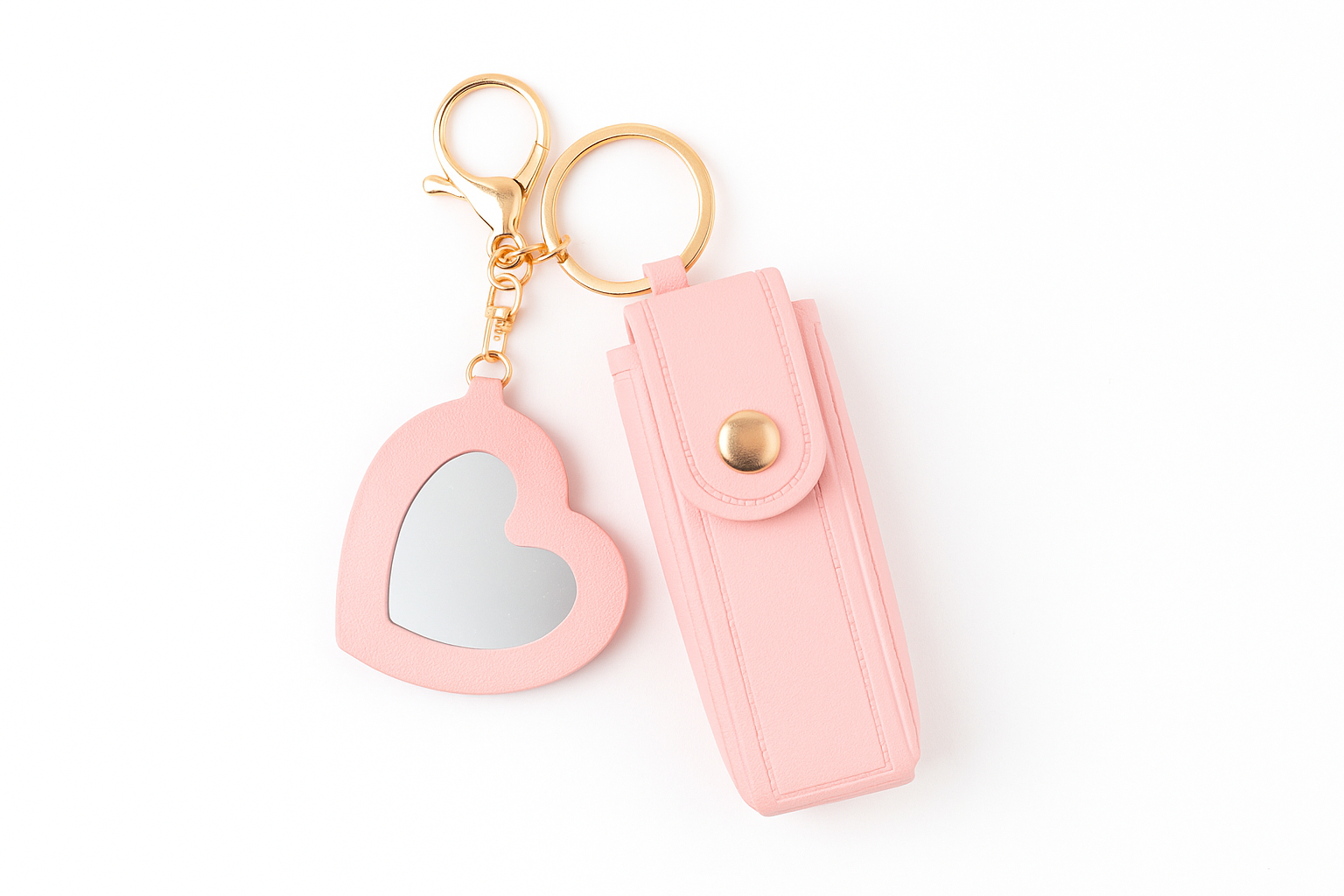 Bálsamo Labial con Color + Porta Lipstick — Llavero / Colgante para bolsa